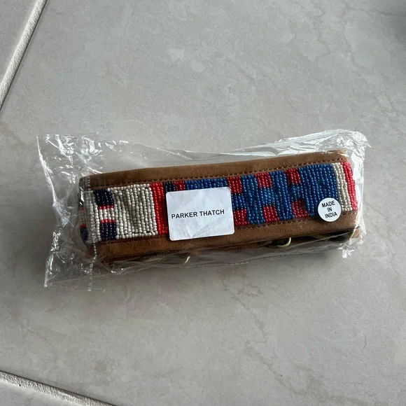 Parker Thatch breaded crossbody strap NWT - Picture 2 of 3